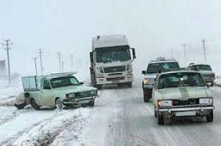 بارش برف و باران در محورهای بیش از 20 استان کشور